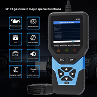 SL103 Système complet de diagnostic automobile OBD2, testeur de batterie, lecteur de codes, outil multifonctionnel de diagnostic des pannes de voiture