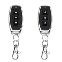 Télécommande universelle pour porte de garage à 3 boutons avec indicateur LED, code clonable