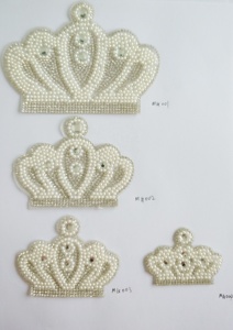 Borboleta branca Logo Sticker Hot Fix Cristal Rhinestone Ferro Personalizado em Patches para Decoração do Vestuário - Product Image 4