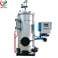 Generator Uap Biomassa Vertikal 500kg Berbahan Bakar Pelet Kayu dan Batubara, Boiler Tabung Api Sirkulasi Alami untuk Disinfeksi Industri