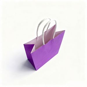 Bolsas de Compra de Papel Kraft Personalizadas de Alta Calidad KM, Muestra Gratis, Diferentes Tamaños y Logotipo para Uso Alimentario - Product Image 4