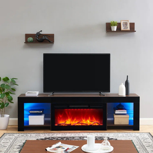 Fábrica al por mayor de lujo personalizado chimenea eléctrica <span class=keywords><strong>TV</strong></span> soportes blancos muebles de sala de estar <span class=keywords><strong>para</strong></span> <span class=keywords><strong>75</strong></span> pulgadas <span class=keywords><strong>TV</strong></span> gabinete/<span class=keywords><strong>MESA</strong></span> - Product Image 6