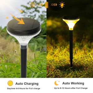 ไฟพลังงานแสงอาทิตย์ LED กลางแจ้งทางเดินสวนลานบ้านกลางแจ้งกันน้ำสำหรับสนาม - Product Image 2