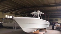 Yacht de Pêche Sportif à Console Centrale en Fibre de Verre 8,5M 28ft, Bateau Thonier Rapide à Vendre