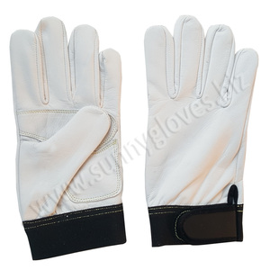 Customize Logo Goat Skin Leather Working <b>Driver</b> <b>Gloves</b> - Product Image 5