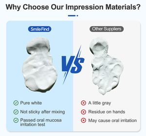 Smilefind <span class=keywords><strong>Medical</strong></span> grado Lightbody siringhe vassoio stucco personalizzabile Kit stampo dentale materiale in Silicone impronta di qualità dentale - Product Image 2