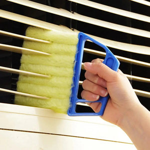 Paño de limpieza de microfibra para persianas, cepillo para ventanas, plumero para aire acondicionado, limpiador de ventiladores de coche, herramienta lavable al por mayor - Product Image 1