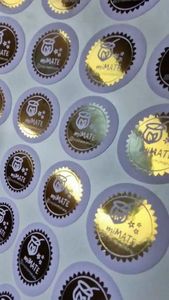 Customized anti-counterfeiting glossy PET <b>security</b> seal <b>sticker</b>, invalid warranty, damaged, opened, shrinkable label for chemica - Product Image 5