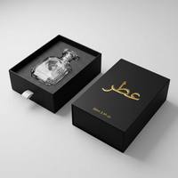 Boîte cadeau en papier rigide recyclable personnalisée pour cosmétiques et parfums, avec gaufrage 3D doré, finition mate, revêtement UV, design personnalisable