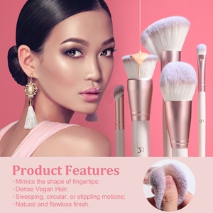 BS-MALL 29 pièces meilleur cadeau visage outils de <span class=keywords><strong>maquillage</strong></span> Kits marque privée <span class=keywords><strong>maquillage</strong></span> bouffée brosse tapis de <span class=keywords><strong>nettoyage</strong></span> masque facial pinceaux pinceaux de <span class=keywords><strong>maquillage</strong></span> - Product Image 6