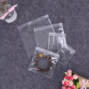Sac en PVC transparent de grande taille, qualité alimentaire, en plastique PE imperméable avec fermeture éclair, accessoires scellables, poche à fermeture séparée - Product Image 5