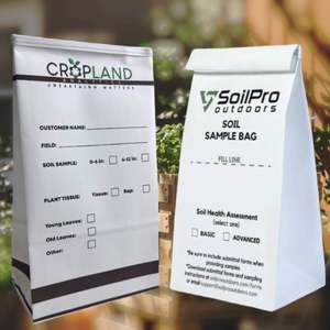 Bolsas de Papel Kraft Personalizadas para Muestras de Suelo, Pruebas de Suelo, Muestreo de Semillas de Frutas, Bolsas de Embalaje con Cierre Metálico para Laboratorio con Logotipo - Product Image 2