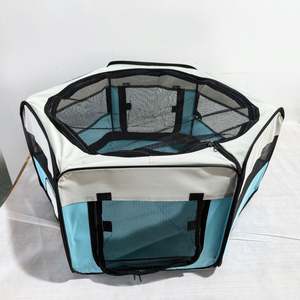 Corral Plegable para Mascotas, Antiarañazos, con Laterales Suaves, para Exteriores, con Logotipo Personalizado, Transpirable, para Perros y Gatos - Product Image 5