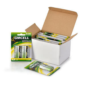 סוללות GMCELL איכותיות <span class=keywords><strong>2</strong></span>/3 AAA 300 מיליאמפר/שעה, מארז של <span class=keywords><strong>4</strong></span> סוללות <span class=keywords><strong>AA</strong></span> ו-AAA נטענות נימל 1.2V לצעצועים - Product Image 2