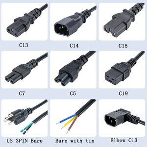SAA chấp thuận Úc cắm để IEC C13 cáp điện thay thế AU dây nguồn để C13 cho máy tính Màn hình máy tính máy tính Máy tính để bàn up - Product Image 3