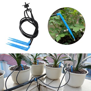 Outil d'arrosage de jardin en plastique 1 sortie 4 directions, système d'irrigation goutte à goutte pour serre - Product Image 3