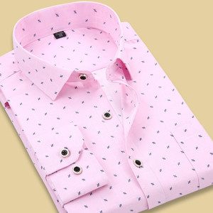 Chemise à imprimé floral décontractée <span class=keywords><strong>pour</strong></span> <span class=keywords><strong>homme</strong></span> adolescent, saison printemps-automne, 100% polyester, chemises à <span class=keywords><strong>fleurs</strong></span> à manches longues <span class=keywords><strong>pour</strong></span> hommes - Product Image 6