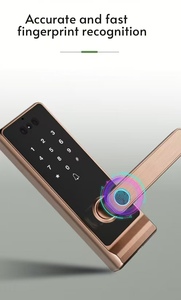WiFi-Connected <b>Smart</b> Deadbolt <b>Lock</b> With 3D Face Recognition Fingerprint Palm Vein Access Camera Peephole for Wood Door M03 <b>Smart</b> - Product Image 4