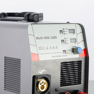 เครื่องเชื่อม KENDE DC Inverter <span class=keywords><strong>MIG</strong></span>/MAG/TIG/MMA 160A 4.4kW CO2/Gasless แบบพกพา สำหรับเชื่อมสแตนเลส  30% ดิวตี้ไซเคิล ใช้ลวดเชื่อมขนาด 1.0 มม. - Product Image 6