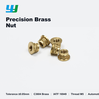 Écrou à sertir moleté en laiton sur mesure M5 pour impression 3D plastique et moulage par injection – Usine certifiée IATF 16949