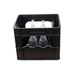 Caisses en plastique, <span class=keywords><strong>caisse</strong></span> à bière en plastique pour bouteilles <span class=keywords><strong>de</strong></span> <span class=keywords><strong>vin</strong></span>/eau/jus/lait, boîte personnalisable en couleur et logo, 12 bouteilles <span class=keywords><strong>de</strong></span> bière - Product Image 5