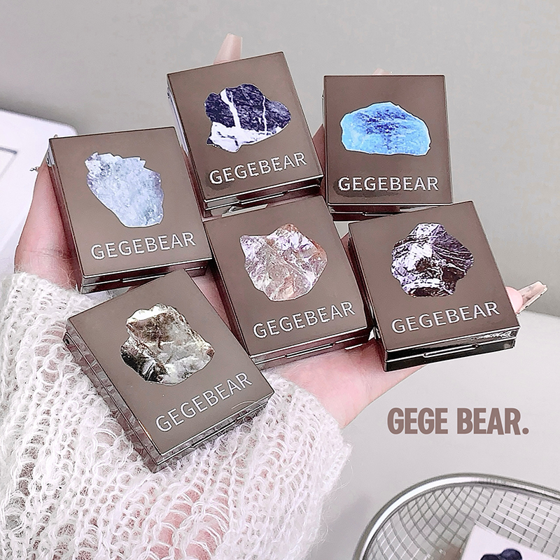 Gege Bear Private Label пользовательский высокий пигмент роскошный макияж высокое качество один мерцающий блеск палитра теней для век