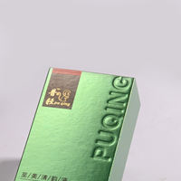 Carpeta Cosmética Rígida Personalizada al por Mayor, Verde Degradado, Impresión en Relieve, Ecológica, Reciclable, Empaque Moderno de Lujo para
