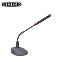 Microphone à condensateur filaire en métal MC282, cardioïde, col de cygne, pour conférence, alimentation XLR Phantom, suppression du bruit, mixage de bureau