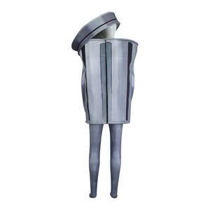 2025 NUEVO ESTILO ÚNICO Onesie mono mascota disfraz juego-estilo cubo de basura Halloween Cosplay traje - Product Image 3