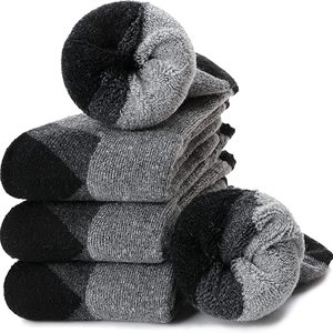 Merino Wool <b>Socks</b> Super Thick Thermal Hiking Winter Warm Boot Heavy <b>Soft</b> Cozy <b>Socks</b> for Cold Weather - Product Image 3
