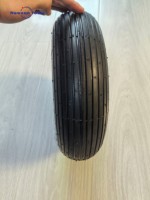 Pneu et roue pneumatiques gonflables de 13 pouces 3.50-6 pour brouette, chariot à main, remorque de jardin et chariot de transport