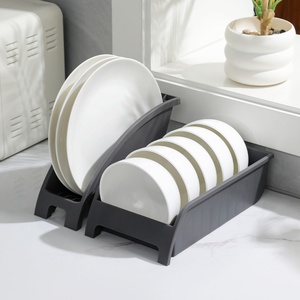 Household Multifunctional Home Organization Storage Plastic <b>Racks</b> Organizer Bowl Dish Drainer <b>Plate</b> <b>Rack</b> Kitchen Accessories - Product Image 5