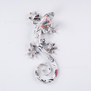 Aimants de réfrigérateur Art Gecko, autocollants magnétiques créatifs en forme de lézard peints, cadeaux personnalisés, aimants de réfrigérateur pour l'exportation - Product Image 5