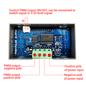 Générateur d'impulsions PWM double mode ZK-PP1K WUZHI Nombre d'impulsions Fréquence Cycle <span class=keywords><strong>de</strong></span> service réglable avec module Shell - Product Image 3