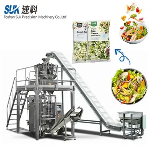 Machine d'emballage verticale automatique multifonctionnelle pour salade, laitue, chou violet
