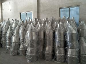 Entonnoir à bacs rond 304 trémie de stockage pour machine de moulage par injection en fer inoxydable - Product Image 6