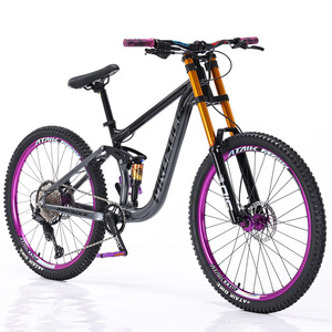 Bicicletta da Downhill da Fabbrica da 26/27.5 Pollici in Lega di Alluminio con Coda Morbida, Cambio a 21 Velocità, Pedali Standard, Freno a Olio e Assorbimento degli Urti - Product Image 4