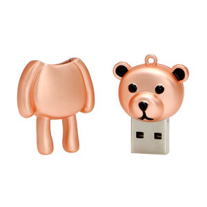 Clé USB Mignonne en Métal en Forme d'Ours, USB 2.<span class=keywords><strong>0</strong></span>/3.<span class=keywords><strong>0</strong></span>, Clé USB de 1 Go, 2 Go, 4 Go, 8 Go, 16 Go, 32 Go, 64 Go, Cadeau, Stockage, Clé Mémoire - Product Image 5