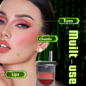 Haute Pigment Blush Soyeux Vegan Blush Marque Privée Longue Durée Mat <span class=keywords><strong>Mousse</strong></span> Velours Multi Usage Numérique Deux Couleurs Blush - Product Image 4