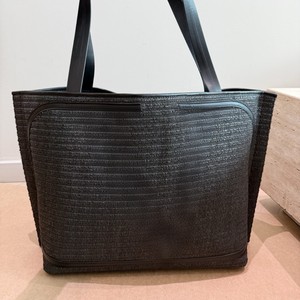 Pink Straw Weaving Tote Bag Vertical Square Large Capacity Leisure Travel Minimalist Style Spring 2026 - Product Image 3