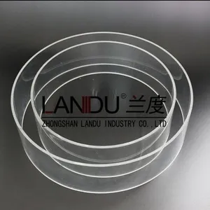 Landu trasparente di alta qualità di grande diametro del tubo acrilico