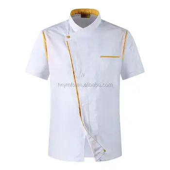 Unisex uzun kollu mutfak üniformaları resmi restoran üniformaları şef ceketi otel ve Bar şef giyim tasarımı