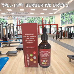 Extracto Herbal Líquido <span class=keywords><strong>de</strong></span> Berberina OEM, Suplemento <span class=keywords><strong>de</strong></span> Apoyo Inmunológico con Canela y Moringa para Adultos - Product Image 2