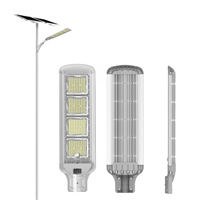 Prix de gros - Lampadaire solaire LED IP65 étanche pour extérieur, 200W, éclairage routier et municipal, batterie LiFePO4, garantie 10 ans