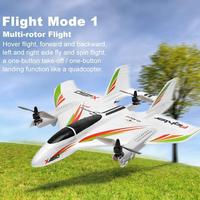 Avion RC Wltoys XK X450 2.4G 6CH à aile fixe, télécommande, 3 modes de vol, décollage et atterrissage verticaux, moteur brushless, portée 300m