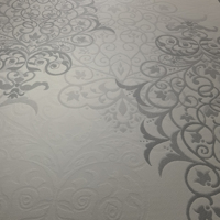 Matelas moderne en jacquard floral, tissu lourd 100 % polyester teint en fil, double tricotage