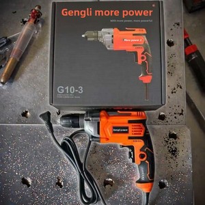 Herramientas Profesionales de Alta Potencia al por Mayor, Mini Taladro Manual de 220V, Diámetro de Perforación de 10mm, Portátil, para Uso en Construcción - Product Image 5