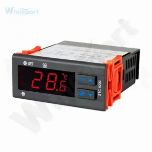 Minitermómetro Digital con pantalla LED, termostato con condensador y Sensor para habitación fría, STC-9200, 12V