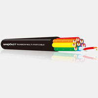 Câble audio-vidéo professionnel 4 canaux en paire torsadée, connecteur XLR multipaire arc-en-ciel, cuivre nu, feuille de PVC, modèle SREXACT