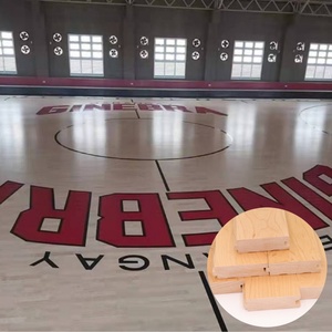 Revêtement de sol sportif polyvalent en bois pour centre communautaire, adapté aux terrains de basketball, de badminton et de squash - Product Image 4